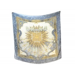 NEUF CHALE HERMES GLORIA SOLI METZ MOUSSELINE DE SOIE + BOITE SILK SHAWL 820€