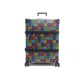 NEUF VALISE GUCCI TROLLEY GLOBE TROTTER M TOILE GG PSYCHEDELIC SUITCASE 2980€