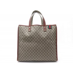 SAC A MAIN GUCCI GRAND CABAS GG SUPREME 211124 EN TOILE CANVAS HANDBAG