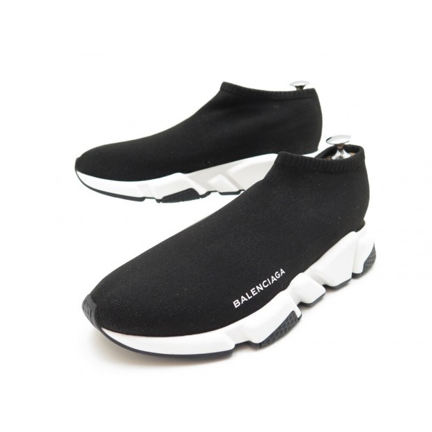 NEUF CHAUSSURES BALENCIAGA BASKETS SPEED SOCKS 41 42 NOIR SNEAKERS 595€