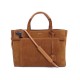 NEUF SAC A MAIN ZADIG & VOLTAIRE CANDIDE DAIM MARRON 