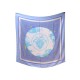 FOULARD HERMES EX LIBRIS CARRE GEANT 140 2008 VOITURES SOIE BLEU SILK SCARF 760€