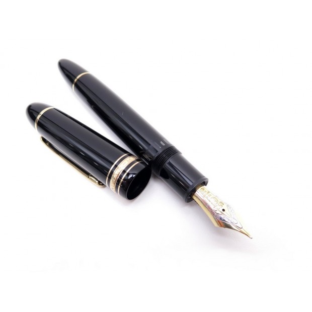  STYLO PLUME MONTBLANC 149 RESINE NOIR + ETUI MONTBLANC