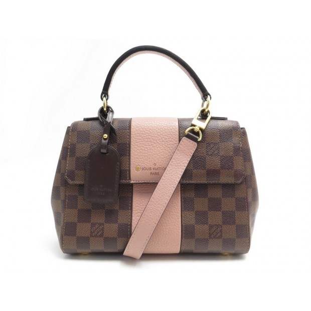 LOUIS VUITTON BOND STREET BB HANDBAG MONOGRAM CANVAS & MAGNOLIA LEATHER  HAND BAG Brown ref.375805 - Joli Closet