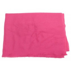 ETOLE HERMES PLUME ECHARPE EN CACHEMIRE & SOIE FUSHIA FOULARD SCARF STOLE 770€