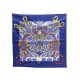 NEUF FOULARD HERMES GAVROCHE INSTRUCTION DU ROY HENRI D'ORIGINY SOIE BLEU 180€