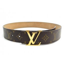 CEINTURE LOUIS VUITTON INITIALES M9608V T80 EN TOILE MONOGRAM CANVAS BELT 365€