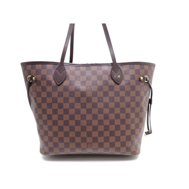  NEUF SAC A MAIN LOUIS VUITTON NEVERFULL MM DAMIER EBENE 945 