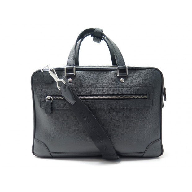 SACOCHE LOUIS VUITTON IGOR CARTABLE BANDOULIERE EN CUIR TAIGA BRIEFCASE 2550€