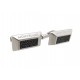 RARE BOUTONS DE MANCHETTE MONTBLANC EN ARGENT 925 & GALUCHAT 20GR CUFFLINKS 380€