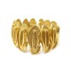 NEUF VINTAGE BRACELET BALENCIAGA 15 CM EN METAL DORE MAILLE GOLDEN JEWEL