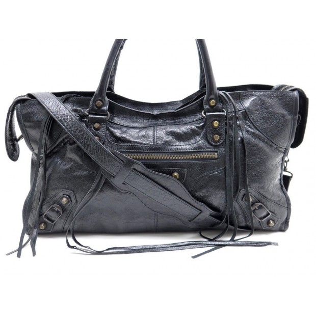 NEUF SAC A MAIN BALENCIAGA CLASSIC PART TIME 168028 EN CUIR NOIR HAND BAG 1375€