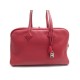 SAC A MAIN HERMES VICTORIA II 35 CABAS EN CUIR TAURILLON CLEMENCE GERANIUM 3750€