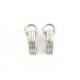 VINTAGE BOUCLES D'OREILLES HERMES EN ARGENT MASSIF 12 GR SILVER EARRINGS 540€