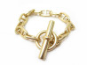 bracelet hermes chaine d'ancre mm en or jaune 18k 82
