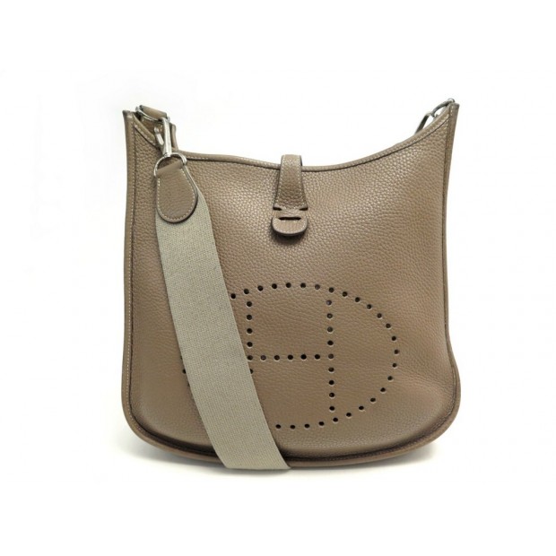 SAC A MAIN HERMES EVELYNE I 29 PM EN CUIR TAURILLON CLEMENCE ETOUPE PURSE 2490€