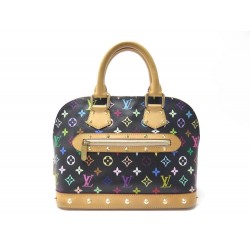 SAC A MAIN LOUIS VUITTON ALMA PM TOILE MONOGRAM MULTICOLORE MURAKAMI BAG 1840€