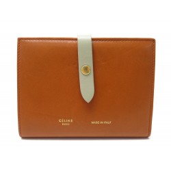 PORTEFEUILLE CELINE MULTIFONCTIONS 104813 PORTE MONNAIE CARTES CAMEL WALLET 500€