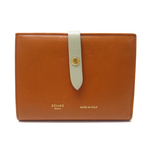 PORTEFEUILLE CELINE MULTIFONCTIONS 104813 PORTE MONNAIE CARTES CAMEL WALLET 500€