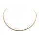 NEUF COLLIER 52 CM EN OR JAUNE 18K 7.3 GR MAILLE TORSADEE YELLOW GOLD NECKLACE