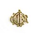 NEUF BROCHE CHRISTIAN DIOR EN METAL DORE NEW GOLDEN BROOCH 420€