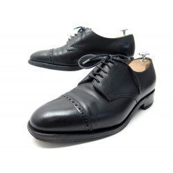 CHAUSSURES JOHN LOBB RUSSEL DERBY 7.5E 41.5 CUIR NOIR BLACK LEATHER SHOES 1080€