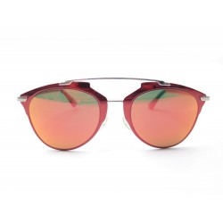 LUNETTES DE SOLEIL DIOR DIORREFLECTED P34UZ EN METAL ROUGE ETUI SUNGLASSES 379€