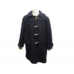 MANTEAU BURBERRY'S DUFFLE COAT T 54 REG L EN LAINE BLEU BLOUSON WOOL LONG 1350€