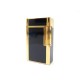 NEUF BRIQUET ST DUPONT 0014544 EN LAQUE DE CHINE BAUHAUS NOIR BOITE LIGHTER 820€