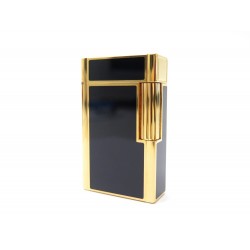 NEUF BRIQUET ST DUPONT 0014544 EN LAQUE DE CHINE BAUHAUS NOIR BOITE LIGHTER 820€