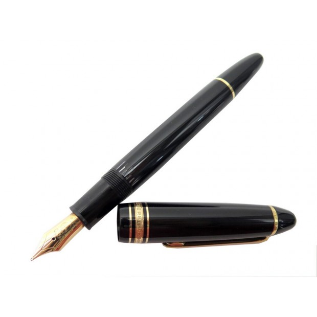 VINTAGE STYLO PLUME MONTBLANC MEISTERSTUCK 146 DORE 13659 NOIR PISTON PEN 595€