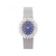 VINTAGE MONTRE PIAGET 9350D4 OR BLANC 75GR DIAMANTS 5.6CT LAPIS MECANIQUE WATCH