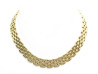  collier cartier maille panthere 5 rangs en or