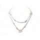 NEUF COLLIER HERMES SAUTOIR FARANDOLE 120 ARGENT MASSIF 103GR NECKLACE 1240€