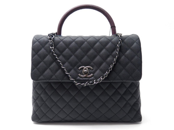 sac a main chanel coco handle gm a92993 cuir