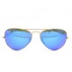 LUNETTES DE SOLEIL RAY-BAN AVIATOR RB 3025 METAL DORE VERRE BLEU SUNGLASSES 174€