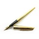 STYLO PLUME WATERMAN CF EN METAL DORE CARTOUCHES + BOITE FOUNTAIN PEN