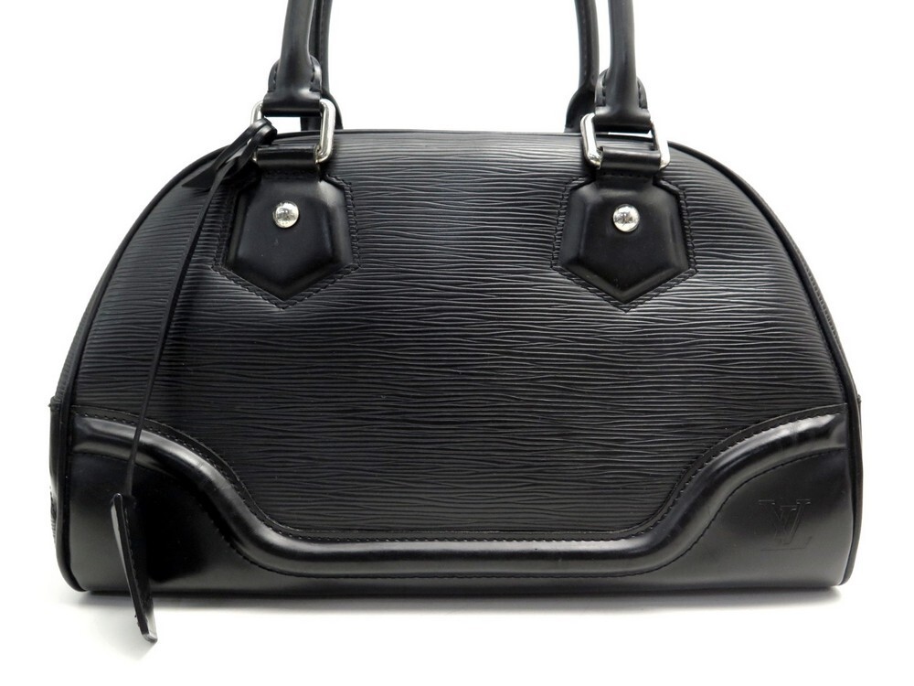 sac a main louis vuitton montaigne pm en cuir epi noir