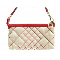 NEUF SAC A MAIN FENDI 8BR592 POCHETTE BAGUETTE TOILE MONOGRAMME MATELASSE 710€