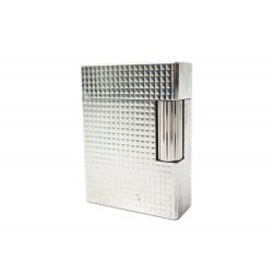 BRIQUET ST DUPONT LIGNE 2 PM POINTE DE DIAMANT METAL ARGENTE +BOITE LIGHTER 750€