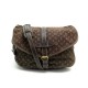 SAC A MAIN LOUIS VUITTON SAUMUR MM EN TOILE MINI LIN MONOGRAM BANDOULIERE 1500€