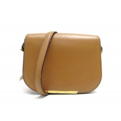 SAC A MAIN LANCEL BIANCA PM A07900 BANDOULIERE CUIR CAMEL LEATHER HANDBAG 890€