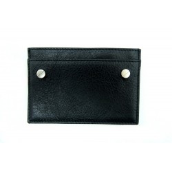 NEUF PORTE CARTES BALENCIAGA SINGLE CARD 311824 CUIR NOIR SAC CARD HOLDER 125€