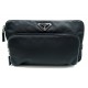 NEUF TROUSSE DE TOILETTE PRADA EN TOILE NOIR POCHETTE A MAIN TOILET KIT 350€