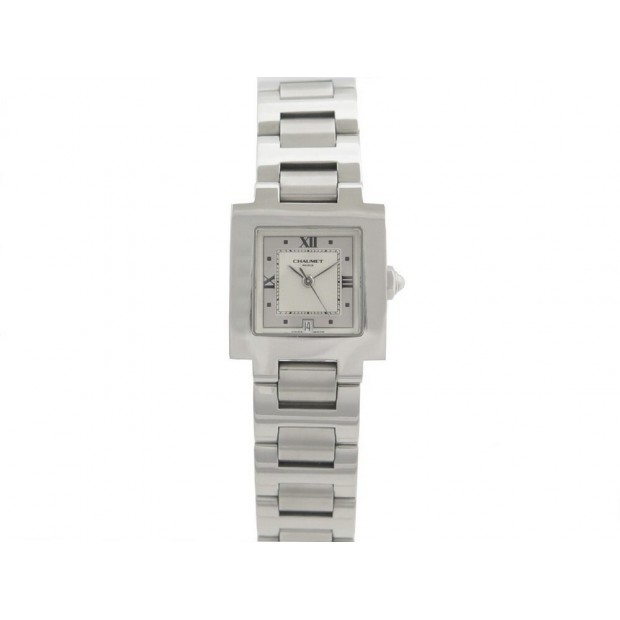 MONTRE CHAUMET KHESIS 423 27 M AUTOMATIQUE EN ACIER PALLADIE STEEL WATCH 2490€