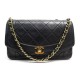 VINTAGE SAC A MAIN CHANEL DIANA BANDOULIERE EN CUIR NOIR LEATHER HANDBAG 4200€