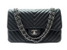 sac a main chanel timeless jumbo chevron a58600