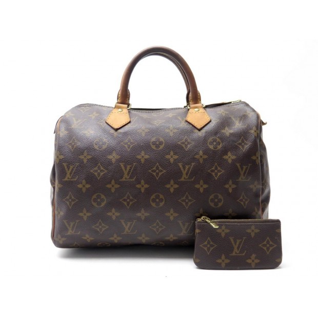 SAC A MAIN LOUIS VUITTON SPEEDY 30 + POCHETTE CLES M41108 TOILE MONOGRAM 1205€