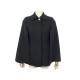 NEUF MANTEAU LOUIS VUITTON CAPE S 34 EN LAINE NOIR VESTE NEW WOOL COAT 3200€