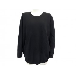 NEUF PULL ERIC BOMPARD RAS DU COU OVERSIZE 2 FILS M 40 EN CACHEMIRE NOIR 280€